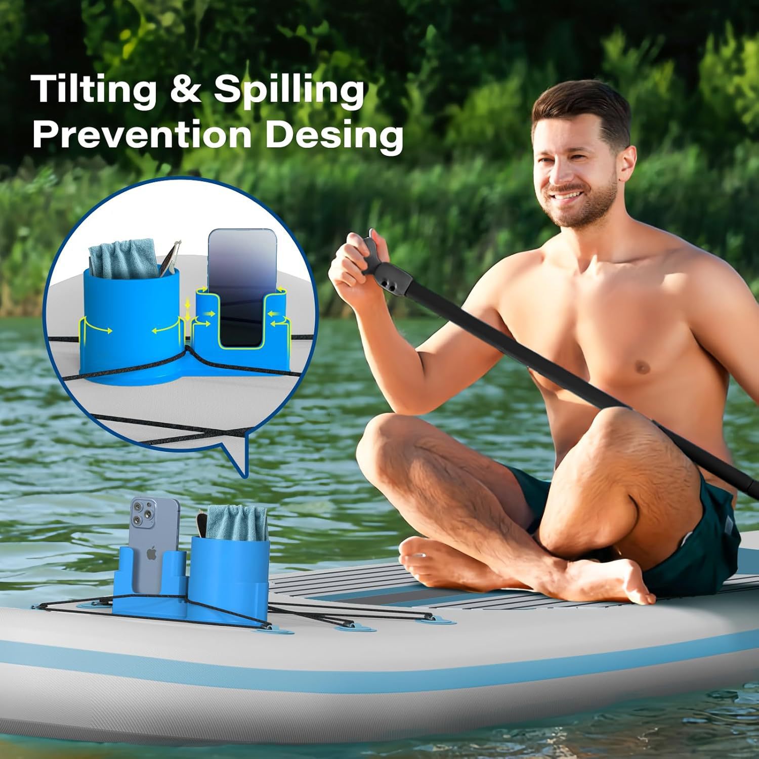 Fishing Boat Anchor - Support de boisson pour Kayak, planche